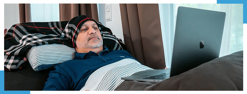 Bedridden in Gross-Gerau, but active around the world